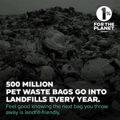 Doggy Do Good Next Waste Bags roll with built-in perforation for easy release.
