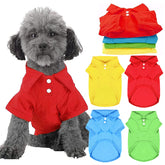 DOGGYZSTYLE red polo shirt for daily wear and high visibility.