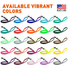 Made in USA Dogline Biothane leash offers 26 color options.