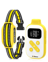 DOGLinsen 2-in-1 bark collar on a dog neck during training for calm behavior