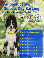 DOGLinsen device showing beep, vibration, and shock modes in action