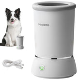 DOGNESS W01 top view shows compact paw cleaner for small to medium dogs.
