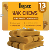Dogsee Himalayan Yak Cheese with Turmeric small pack for daily dental care.