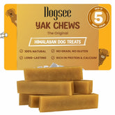 Dogsee Original Himalayan Yak Chews small bars pack, long-lasting chew for small dogs