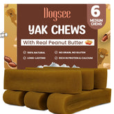 Dogsee Peanut Butter dental chew packaging shows 1lb bag for easy dispensing.