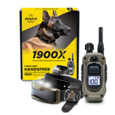 Dogtra 1900X hands-free e-collar in action for hands-free outdoor training.