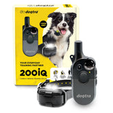 Dogtra 200iQ remote control in action for precise training.