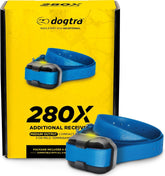 Dogtra 280X additional receiver with blue strap for multi-dog training.