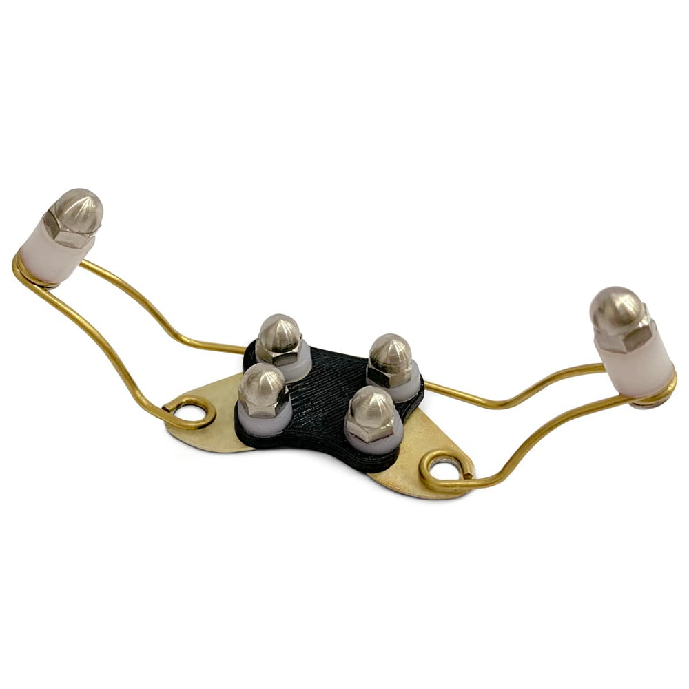 Dogtra Titanium Enhanced Contacts Large with Flexi Fin close-up for comfort and even contact.