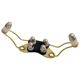 Dogtra Titanium Enhanced Contacts Large with Flexi Fin close-up for comfort and even contact.