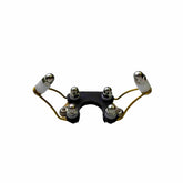 Dogtra titanium winged points front view for even stimulation and comfort.