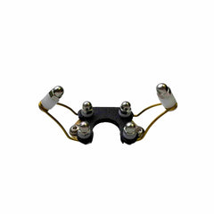 Dogtra titanium winged points front view for even stimulation and comfort.