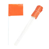 Dogtra training flags neon orange for clear GPS fence boundaries during training.