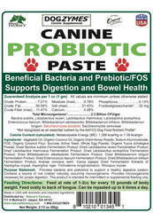 Dogzymes Canine Probiotic Paste texture close-up for easy dosing.