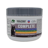 Dogzymes Complete bottle front highlights joint and digestive support blend.