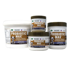Dogzymes Probiotic Max scoop filled with powder for meals