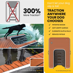 DOK Dog-DOK heavy-duty mesh and submerged ramp for stability