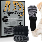 DOK TigerToes non-slip socks grip wood floors for improved traction