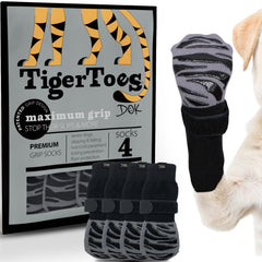 DOK TigerToes non-slip socks grip wood floors for improved traction