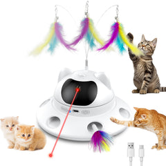 DOLOEDY cat laser toy with random trajectory for active indoor play.