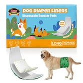 Dono dog diaper liners 100ct pack, convenient and highly absorbent.