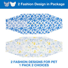 Dono dog diapers with cartoon pattern help keep homes clean during training.