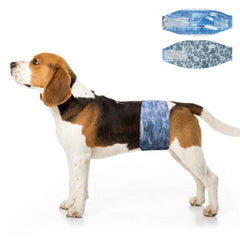 Dono male dog diapers close-up of soft absorbent cotton core for comfort.