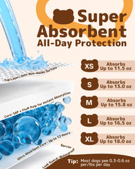 Dono dog diapers tail hole design prevents rubbing and discomfort.