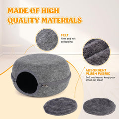 DOOKRON small animal cage accessory with dark cave for cozy retreats.