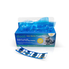 Dooli refill bags fit Litter Genie for easy waste management.