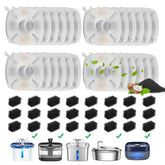 DOOOB cat fountain filter packaging shows 24 packs for easy refills
