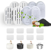 DOOOB cat fountain filters keep water fresh and odor-free.