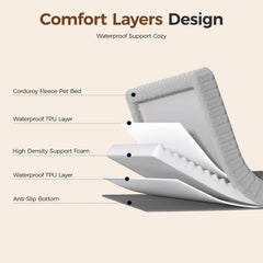 DOPEDIO non-slip bottom keeps the bed steady during play.
