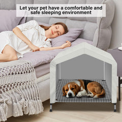 Dopliv dog tent entry shows breathable shelter for shade and comfort