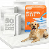 Doporro puppy pads with anti-slip tabs stay securely in place for dogs.