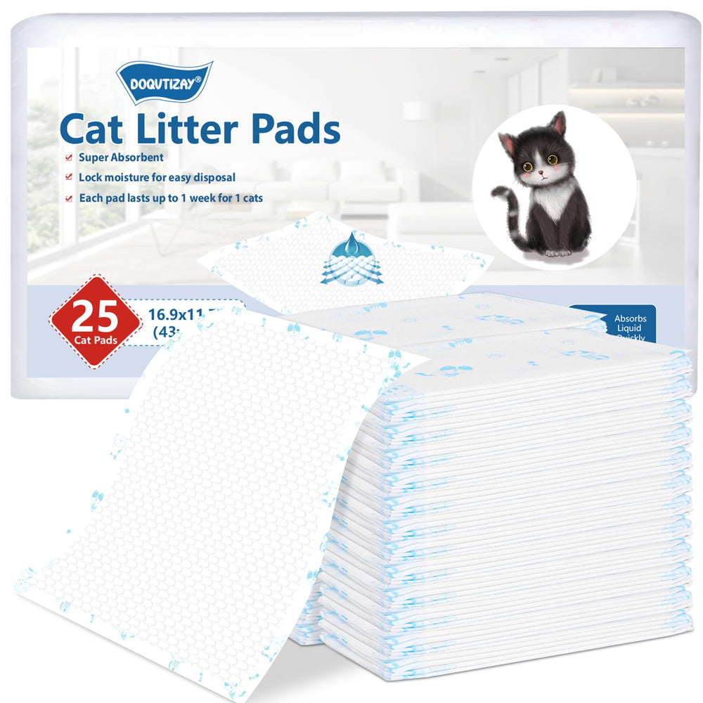 DOQVTIZAY cat pad refills pack-shot showing ultra-absorbent core for moisture control.