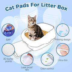 DOQVTIZAY cat pads-absorption-core deliver fast liquid lock for dry trays.