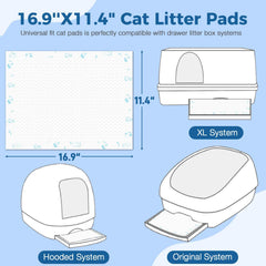 DOQVTIZAY disposable pad pack makes quick cleanups a breeze.