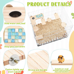 DoubleFill square wooden board offers stable grip for climbing