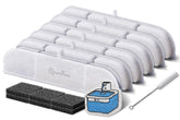 DownyPaws DPWFP6 replacement filters pack for cleaner water and hydration