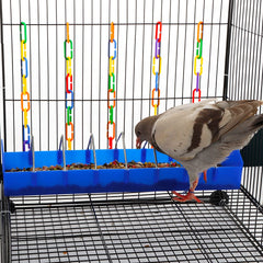 DQITJ feeder with dividing grill for orderly bird feeding
