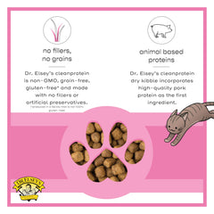 Graphic highlighting animal-based protein in Dr Elsey's formula