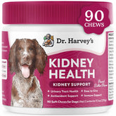 Dr. Harvey’s Kidney Support Soft Chews bottle display for easy daily dosing and wellness