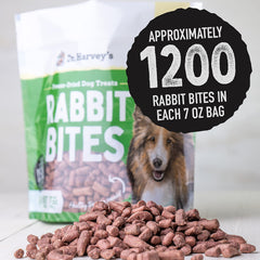 Trainer uses Dr. Harvey's Rabbit Bites as rewards during training.