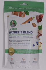 Dr. Marty Nature's Blend bag open and pour-ready for quick, mess-free feeding