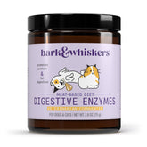 Dr. Mercola Bark & Whiskers Digestive Enzymes label front supports meat-based meals