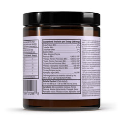 Dr. Mercola Bark & Whiskers Digestive Enzymes powder texture suggests smooth digestion