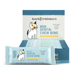 Dr. Mercola Bark & Whiskers large bone pack aiding dental hygiene