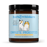 Dr Mercola Bark Whiskers probiotics bottle supports daily pet digestive health
