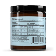 Dr Mercola Bark Whiskers probiotics dosing spoon indicates easy daily administration